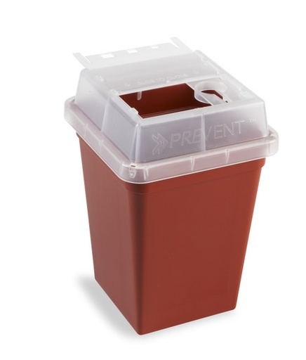 [GEN - HS12017*] compact plastic sharps container with lid 