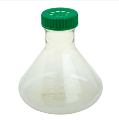 [GEN - CT229860] 2l fernbach flask with plain bottom and vented cap for mammalian suspension cultures yeast and bacterial cultures rnase and dnase free individually wrapped sterile 