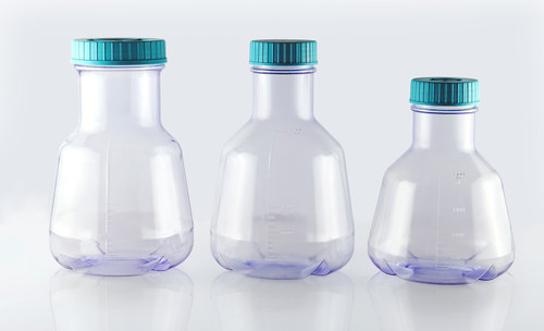[GEN - NST-787015] 5000ml erlenmeyer flask vent cap baffled bottom polycarbonate sterile