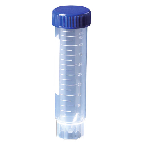 [GEN - T50-300] 50ml conical centrifuge tubes with self standing base rnase and dnase free sterile bagged 