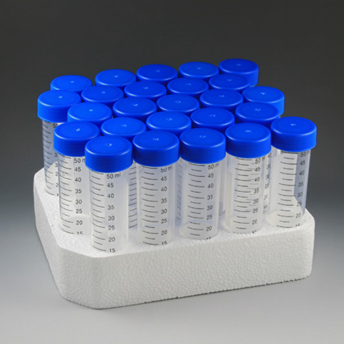 [GEN - T50-100] conical centrifuge tubes 50ml rnase dnase free sterile foam racked 
