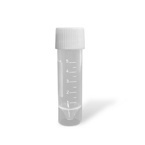 [GEN - T05-TRSPT] 5ml polypropylene sterile standing transport tube with attached screw cap rnase and dnase free 16 x 60mm