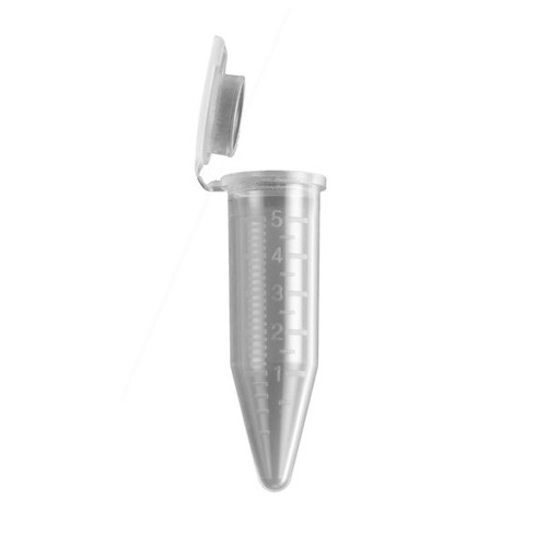 [GEN - T05-100] 5ml flip top centrifuge tube rnase and dnase free non sterile 